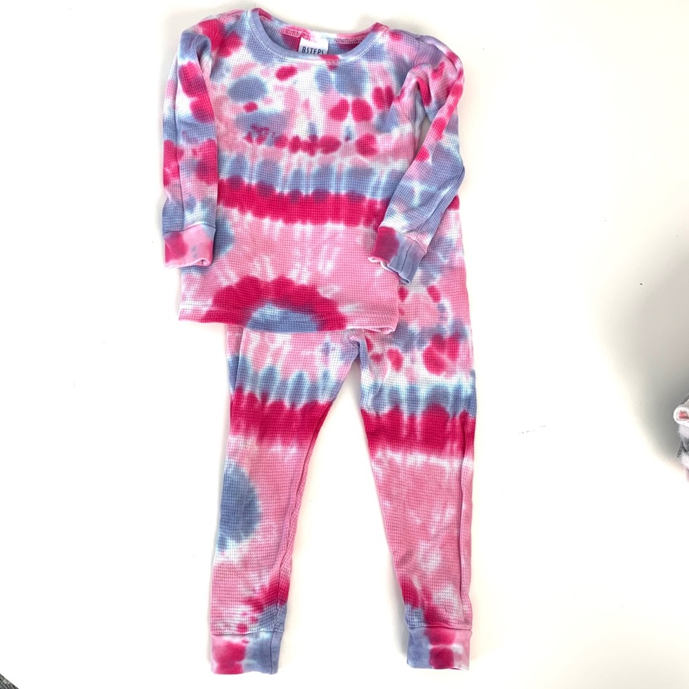 Girls Tie Dye PJs 12M